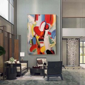 Hand Painted Oil Painting colorful acrylic canvas art large canvas art for living room oversized wall art canvas large wall art abstract modern a (style: 01, size: 100X150cm)